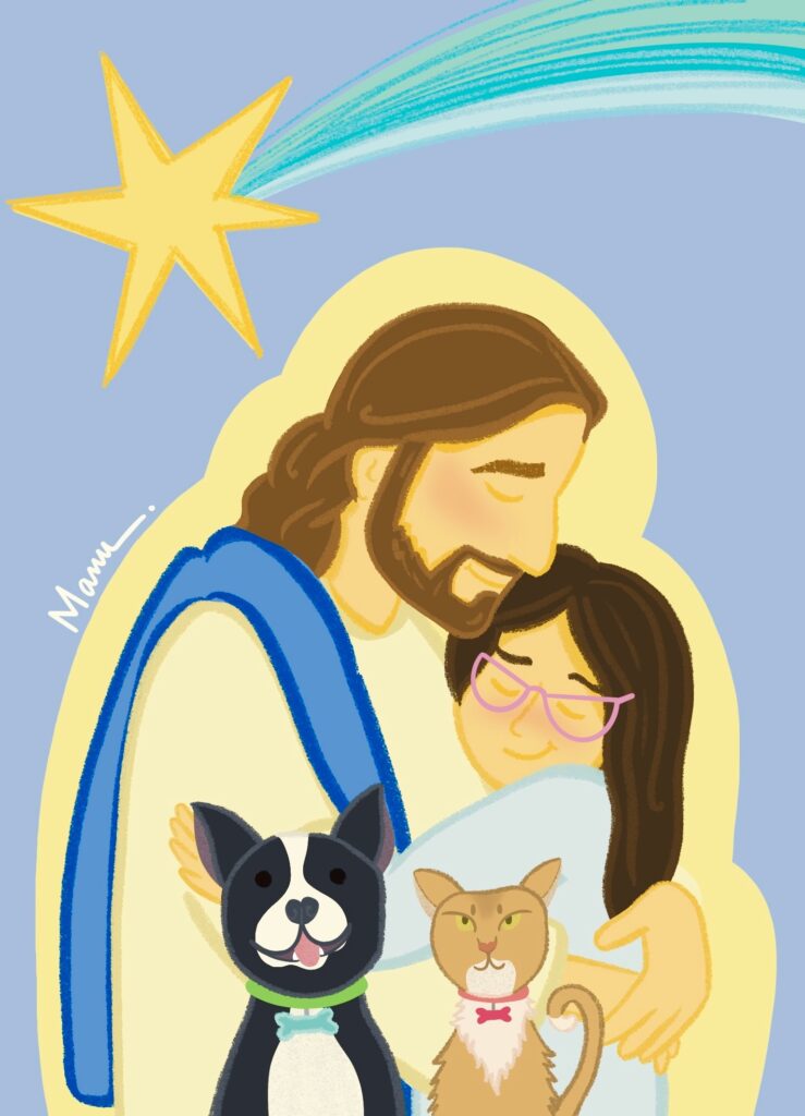 Ejemplo personalizado de Abrazo Jesús